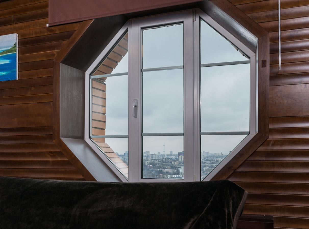 Ferienwohnung The Sky Loft Kiew Exterior foto