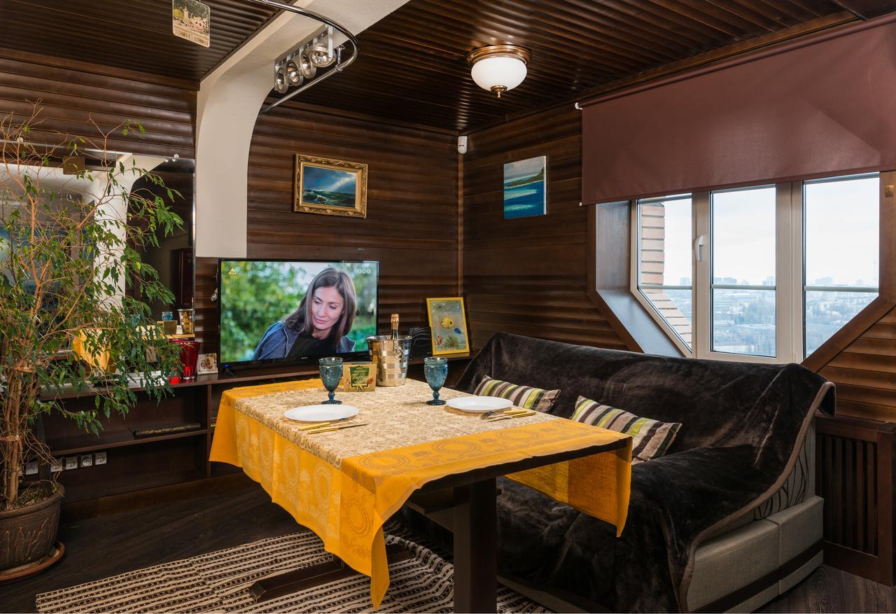 Ferienwohnung The Sky Loft Kiew Exterior foto